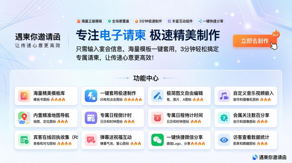 零基础搞定生日宴电子邀请函！几分钟做出高级氛围感请柬